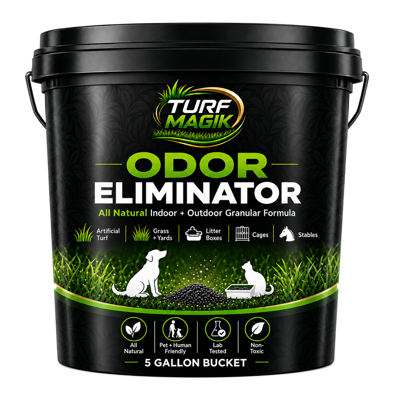 Turf Magik Odor Eliminator — 5 Gallon Bucket